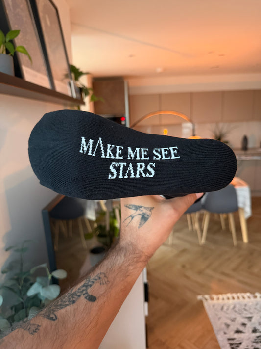 Black MAKE ME Socks