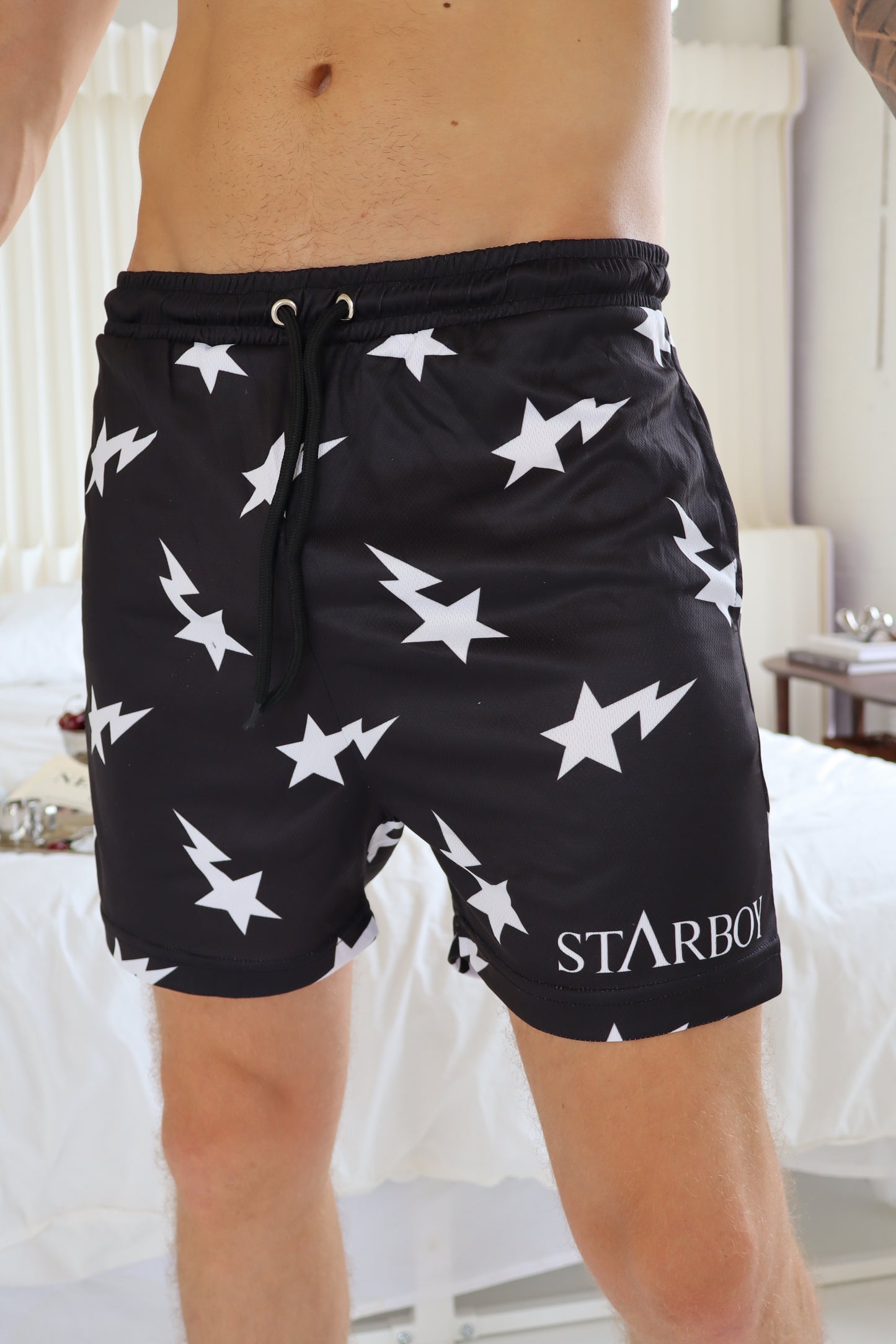 Black & White COSMOS Shorts